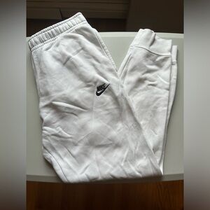 Mens Nike White Sweatpants